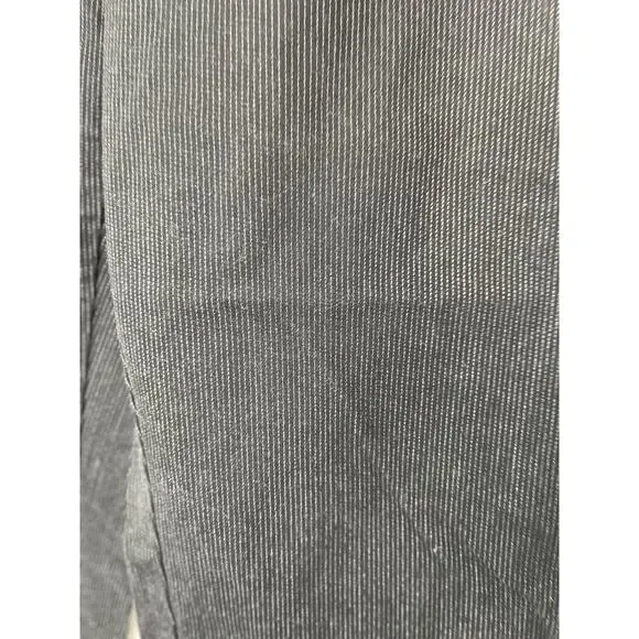 Croft and Barrow pants trousers slacks women's 16 petite 16p black w pinstripe - Picture 5 of 14